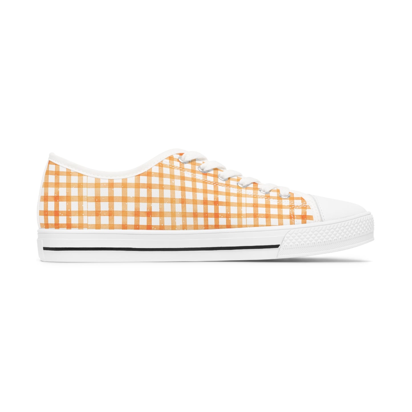 Walking on SUNSHINE Orange Tennis shoes. White sole or Black