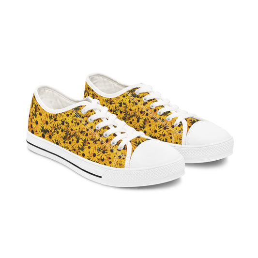 Black eyed Susan tennis shoe