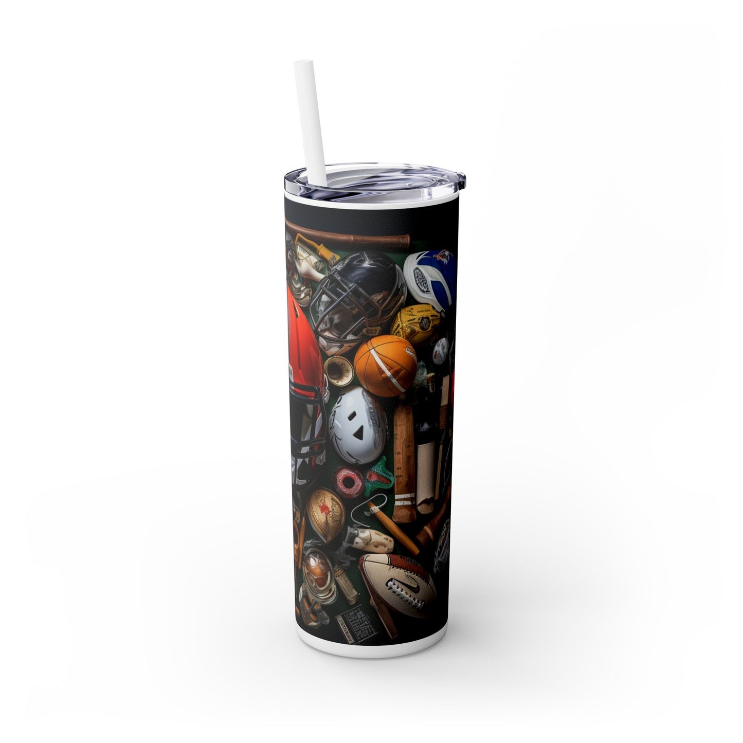 Your sport or mine.  A tumbler to honor, all the sports we play.