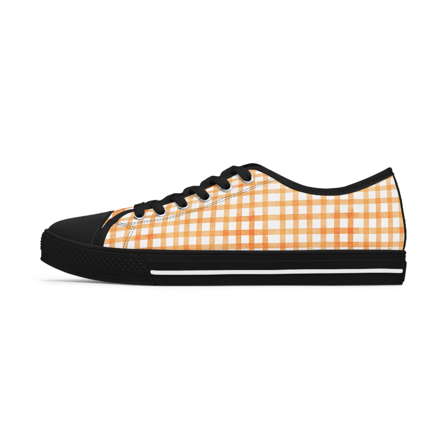 Walking on SUNSHINE Orange Tennis shoes. White sole or Black