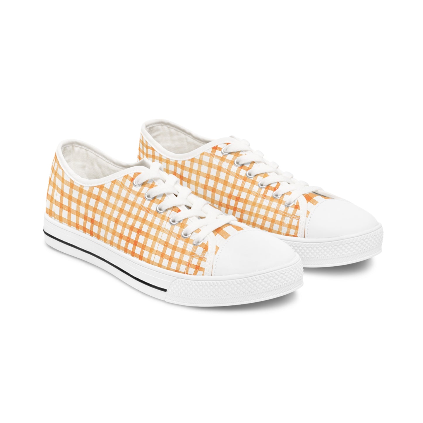 Walking on SUNSHINE Orange Tennis shoes. White sole or Black