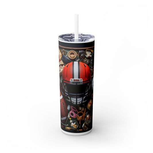 Your sport or mine.  A tumbler to honor, all the sports we play.