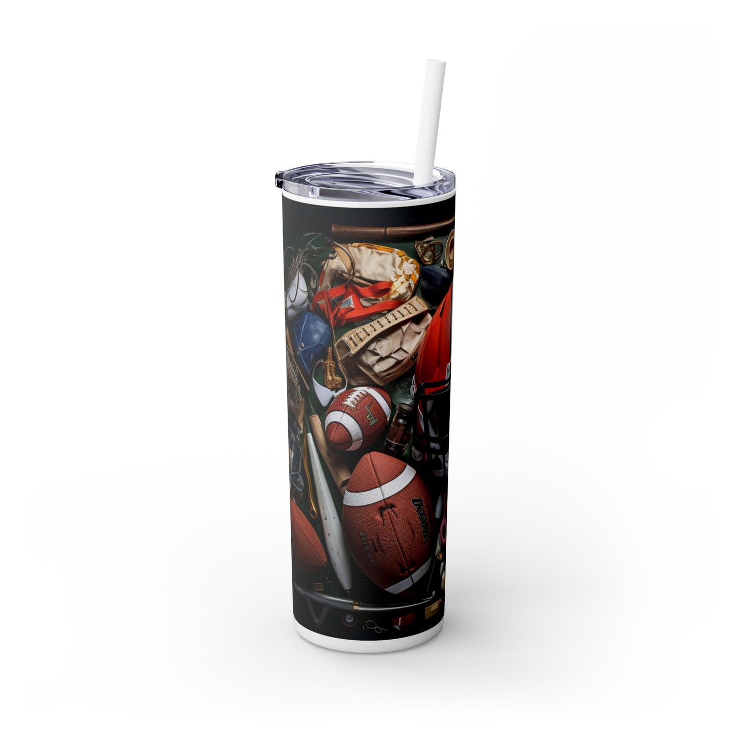 Your sport or mine.  A tumbler to honor, all the sports we play.