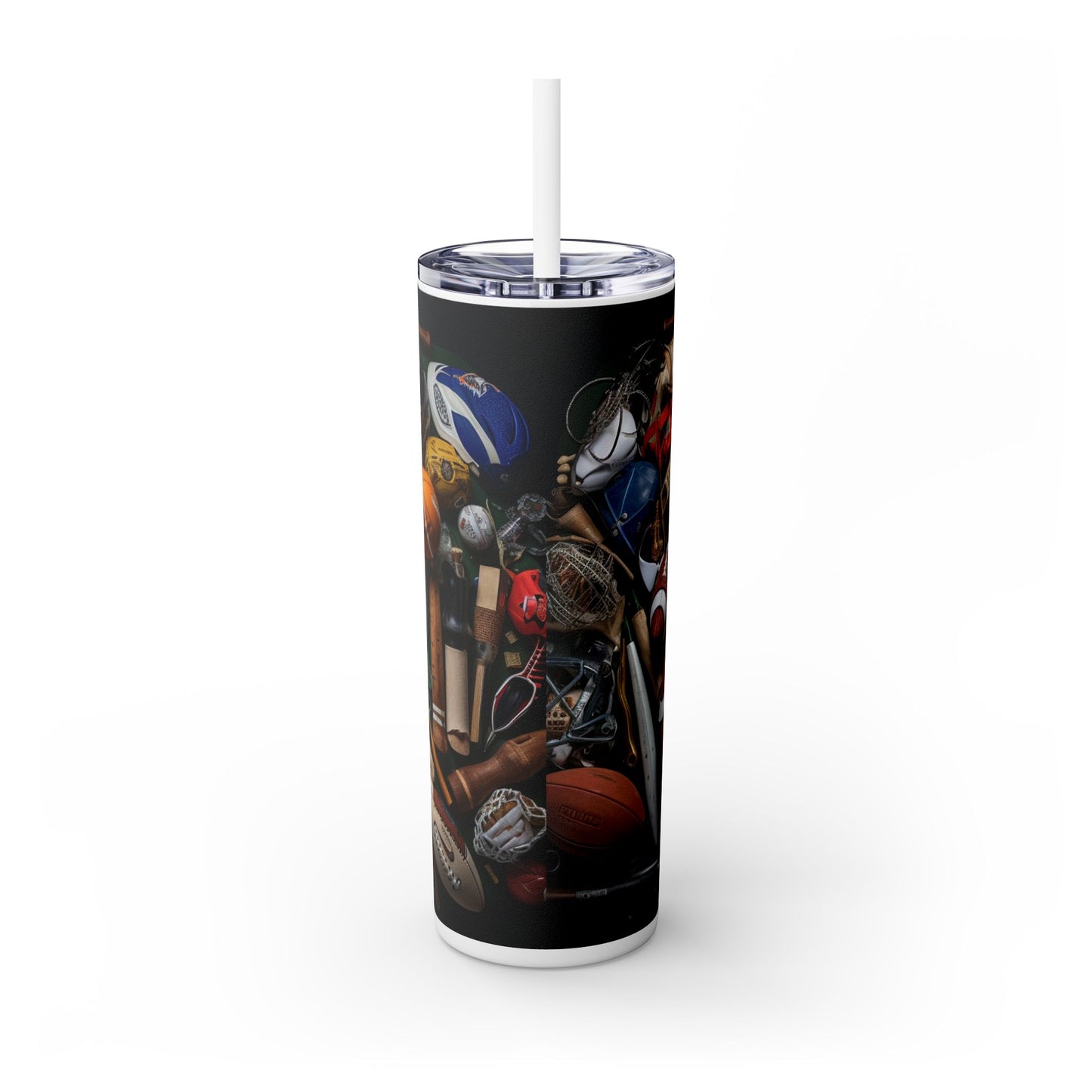 Your sport or mine.  A tumbler to honor, all the sports we play.